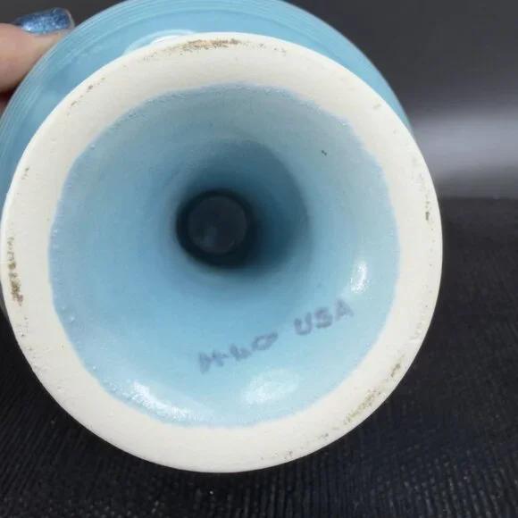 Fiesta Sweets Comport in Original Turquoise Fiestaware Footed Candy Dish Bowl - Picture 5 of 15